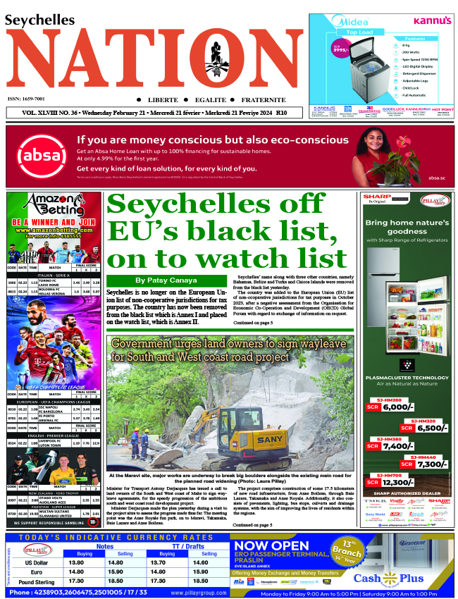 Wednesday February 21 2024 Seychelles Nation   WEB PAGE 21 02 2024 