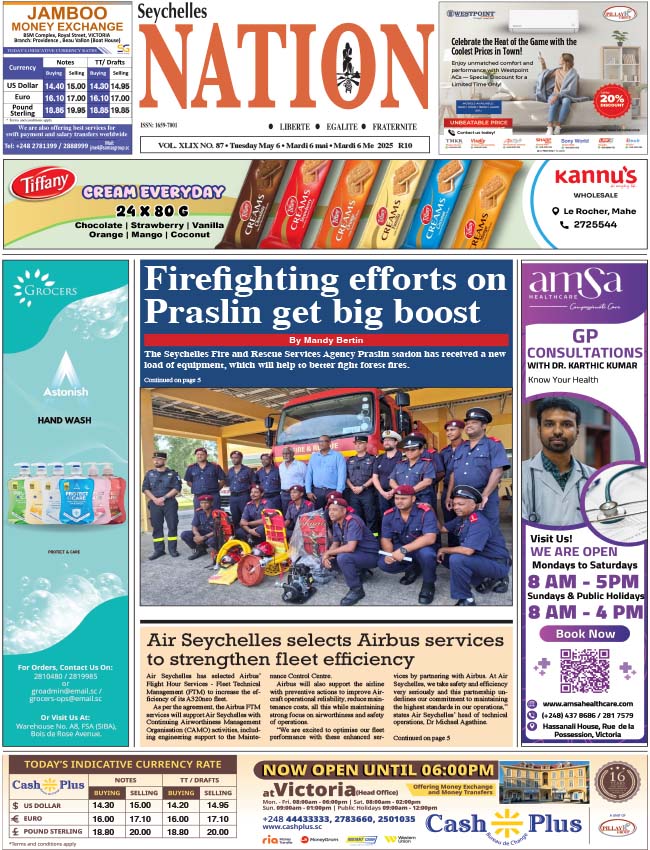Tuesday 6 May, 2025