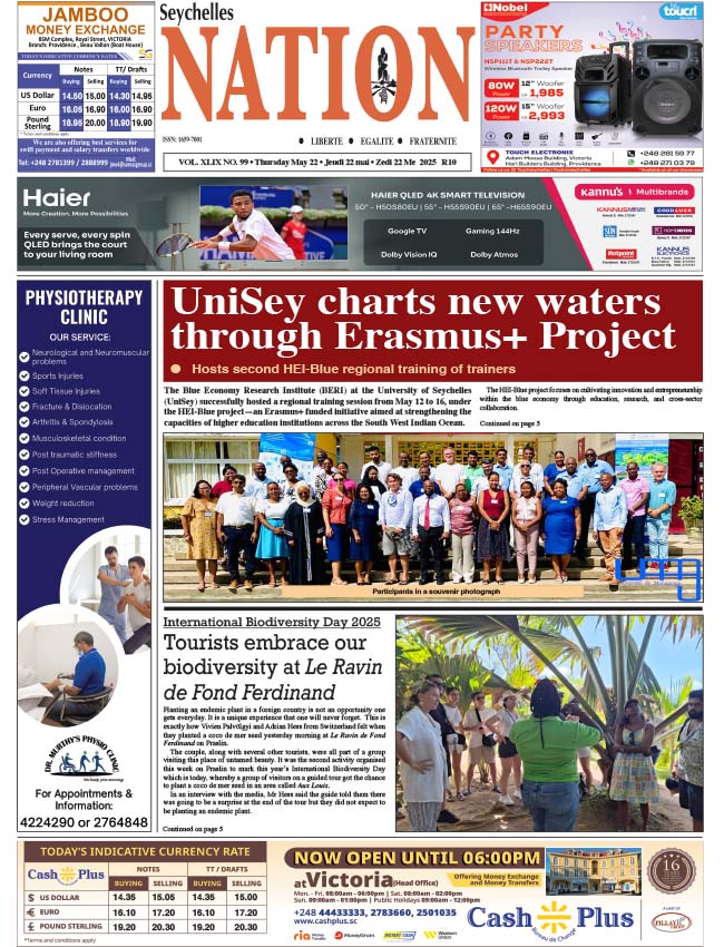 Thursday 22 May, 2025