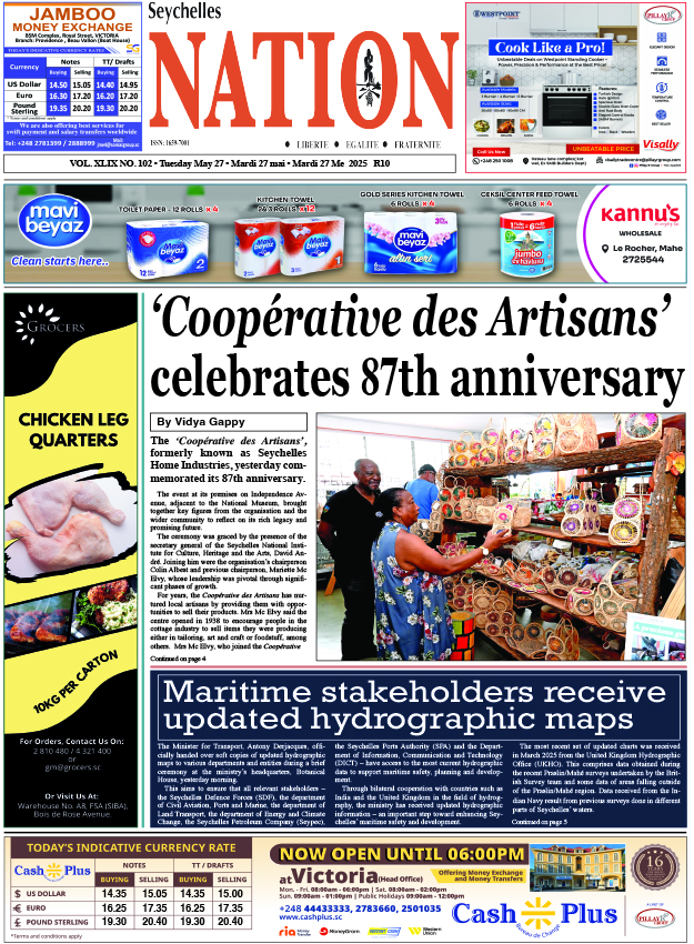Tuesday 27 May, 2025