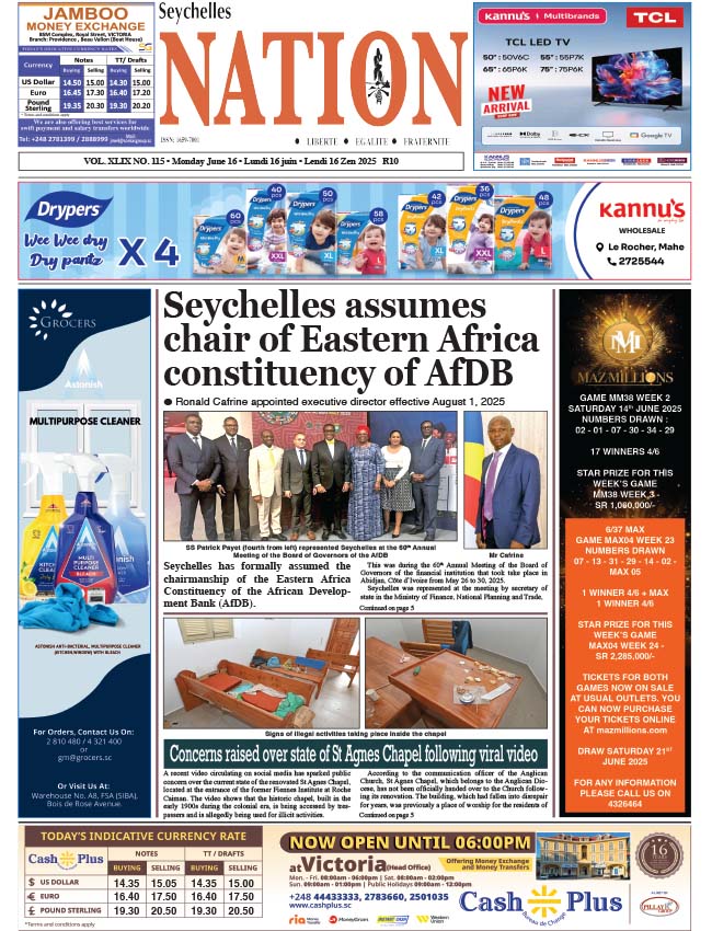 Monday 16 June, 2025