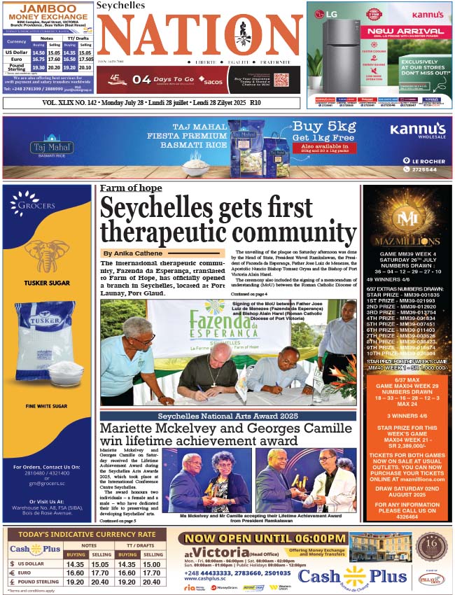 Monday 28 July, 2025