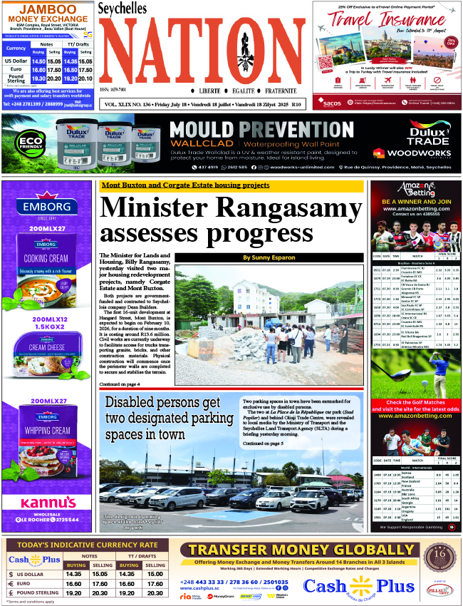 Friday 18 July, 2025