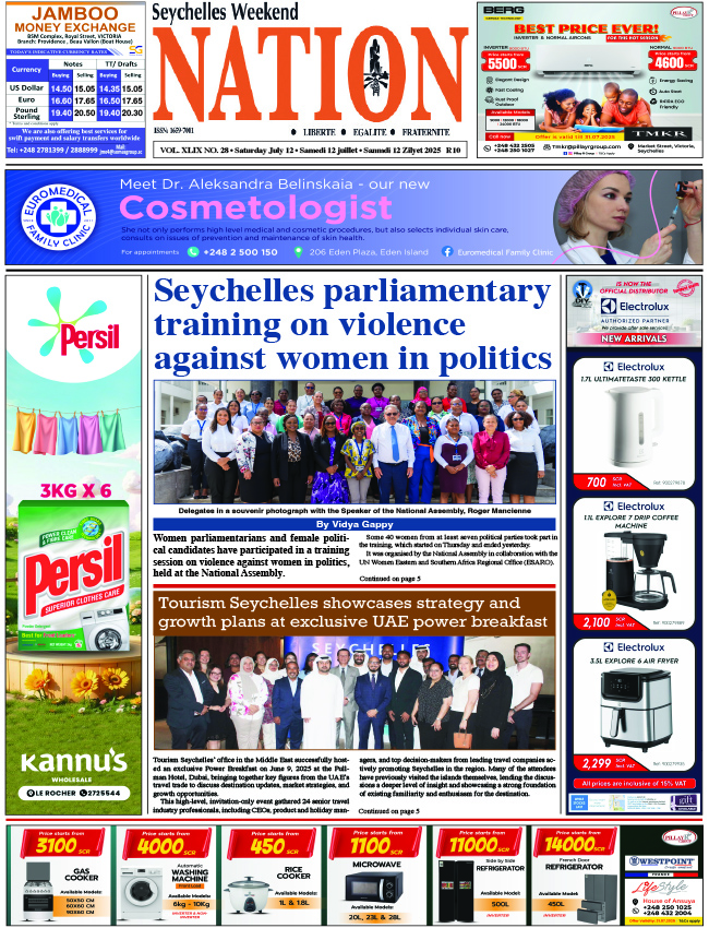 Saturday 12 July, 2025