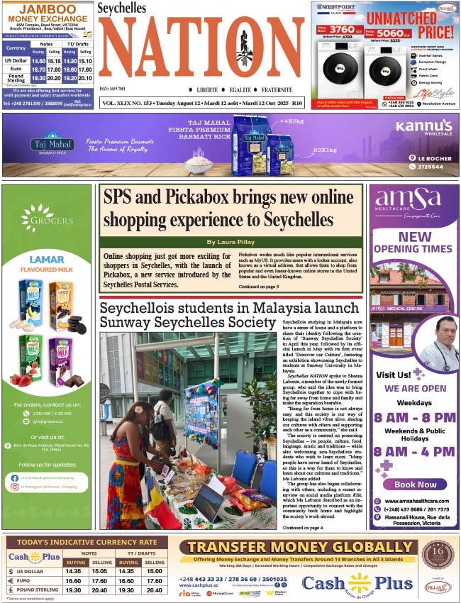 Tuesday 12 August, 2025