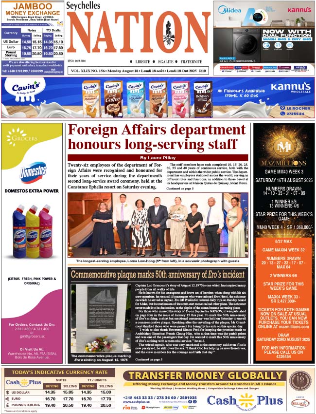 Monday 18 August, 2025