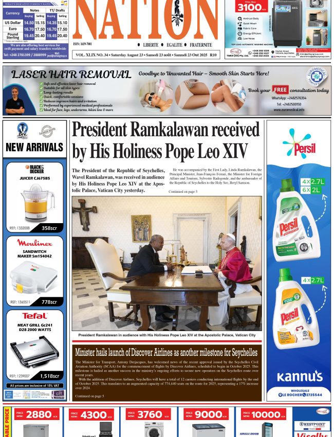 Saturday 23 August, 2025