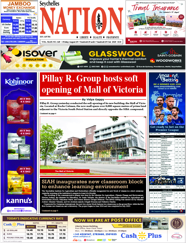 Friday 29 August, 2025