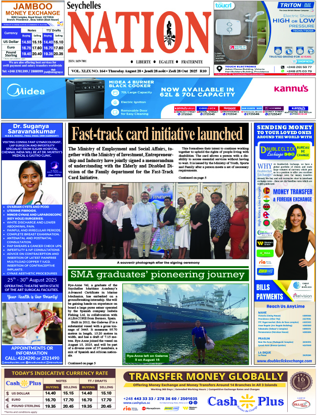 Thursday 28 August, 2025