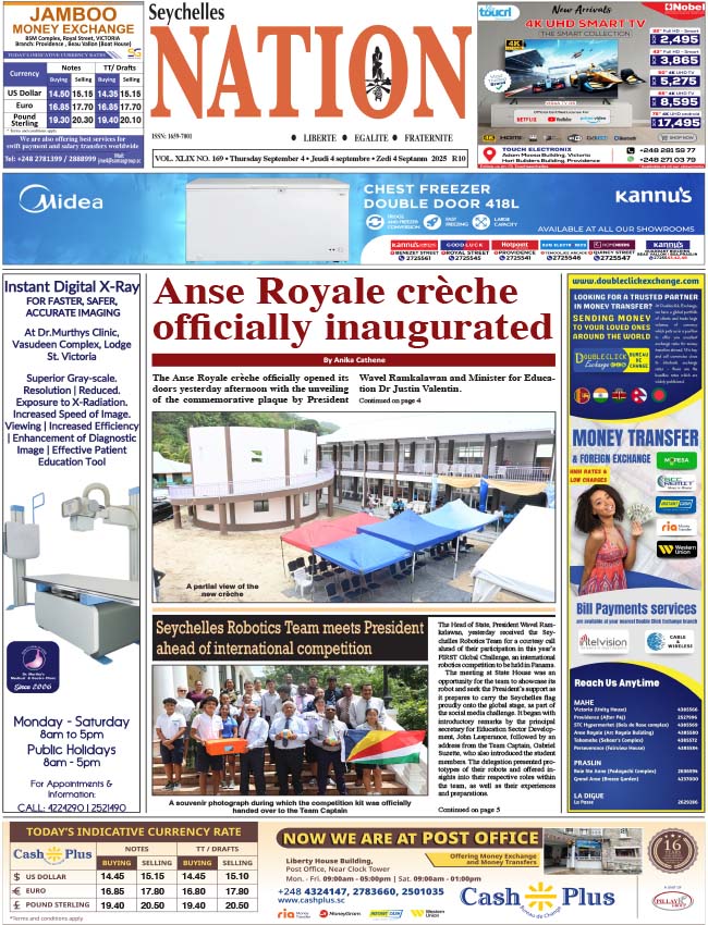 Thursday 04 September, 2025