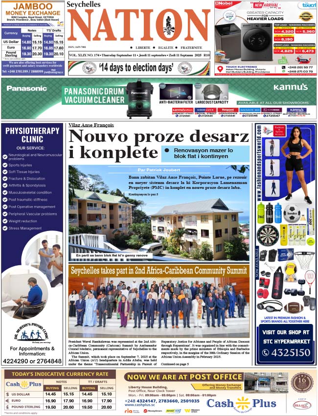 Thursday 11 September, 2025