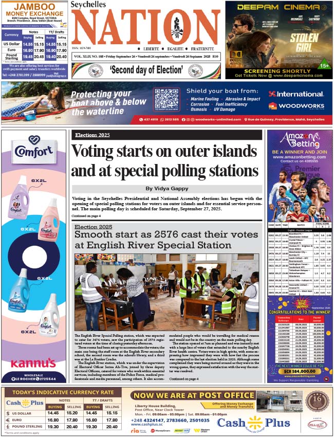 Friday 26 September, 2025