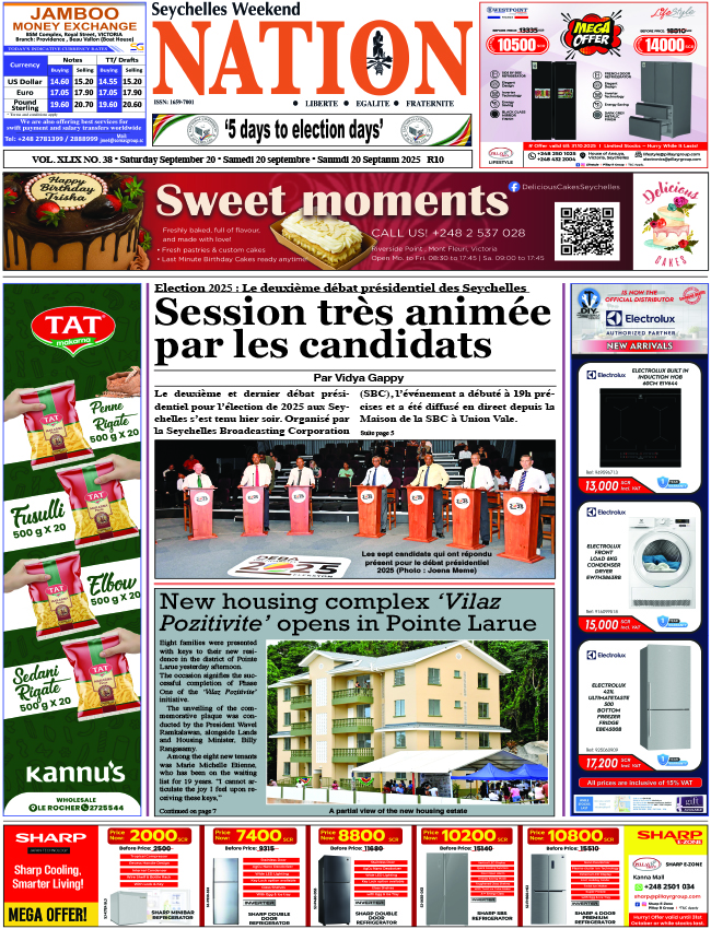 Saturday 20 September, 2025