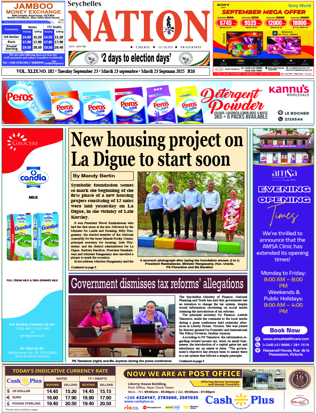 Tuesday 23 September, 2025