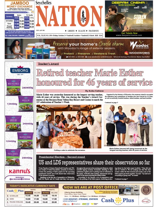 Friday 03 October, 2025