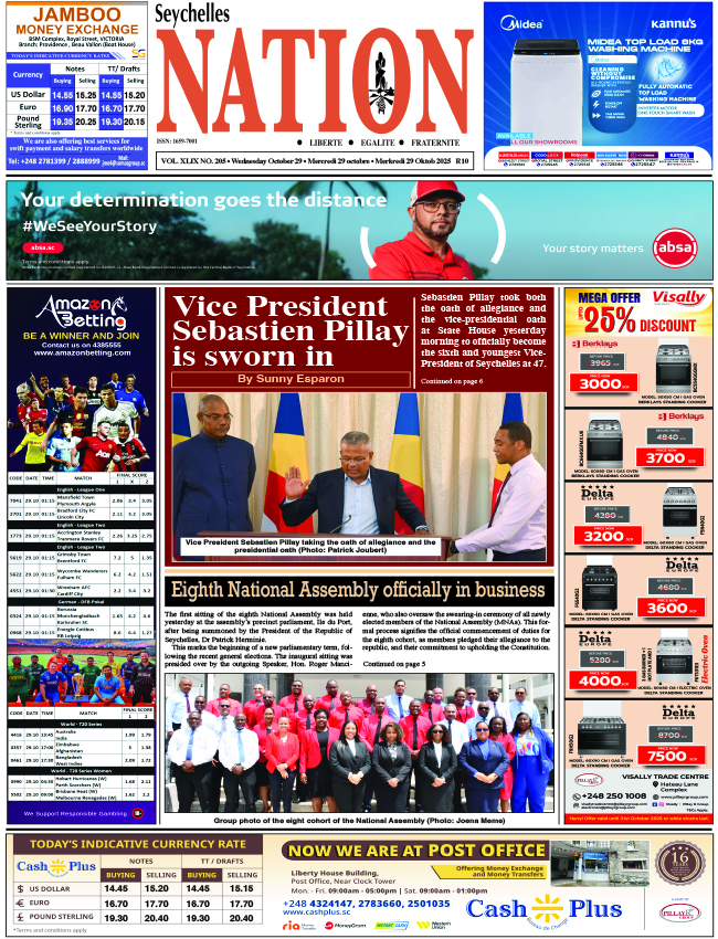 Wednesday 29 October, 2025