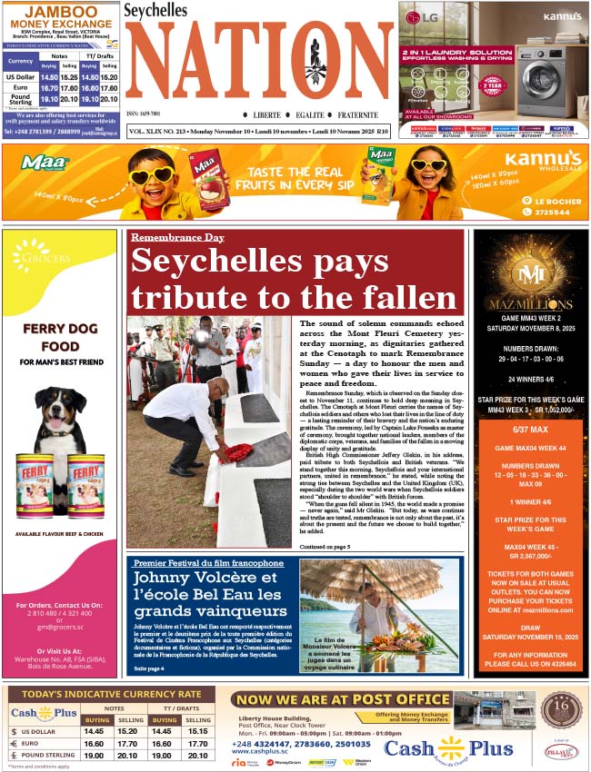 Monday 10 November, 2025