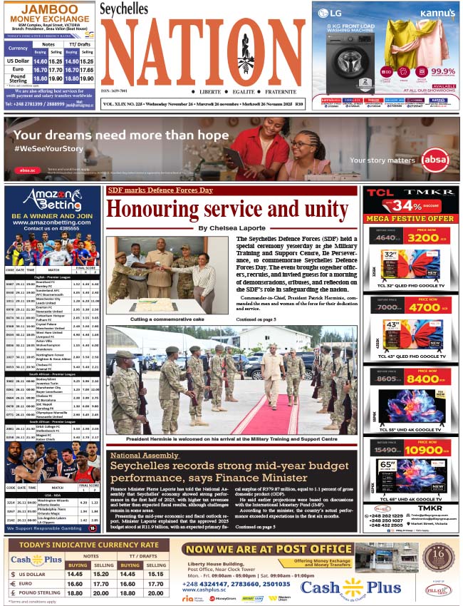 Wednesday 26 November, 2025