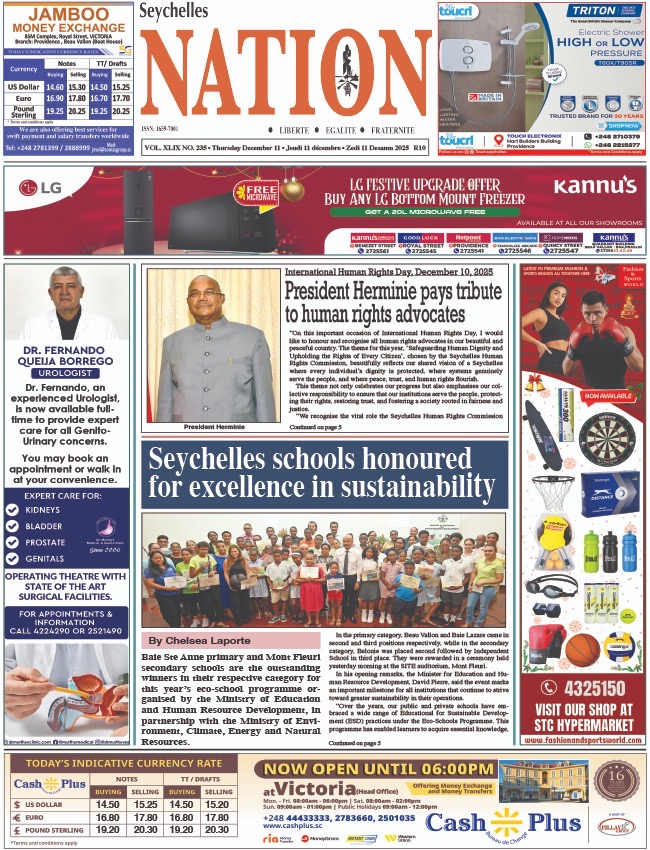 Thursday 11 December, 2025