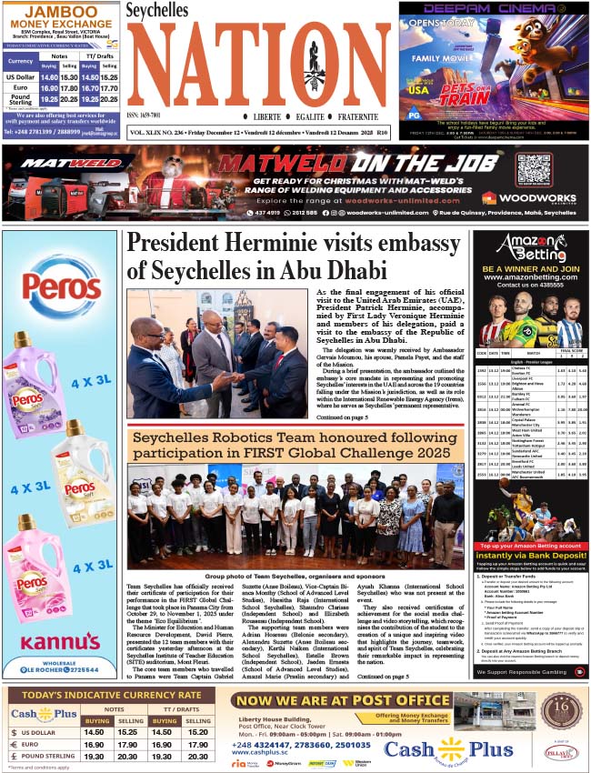 Friday 12 December, 2025