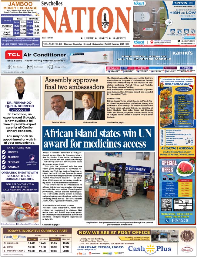 Thursday 18 December, 2025