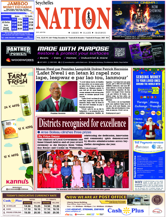 Friday 26 December, 2025