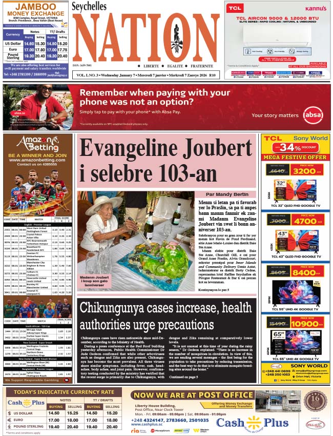 Wednesday 07 January, 2026