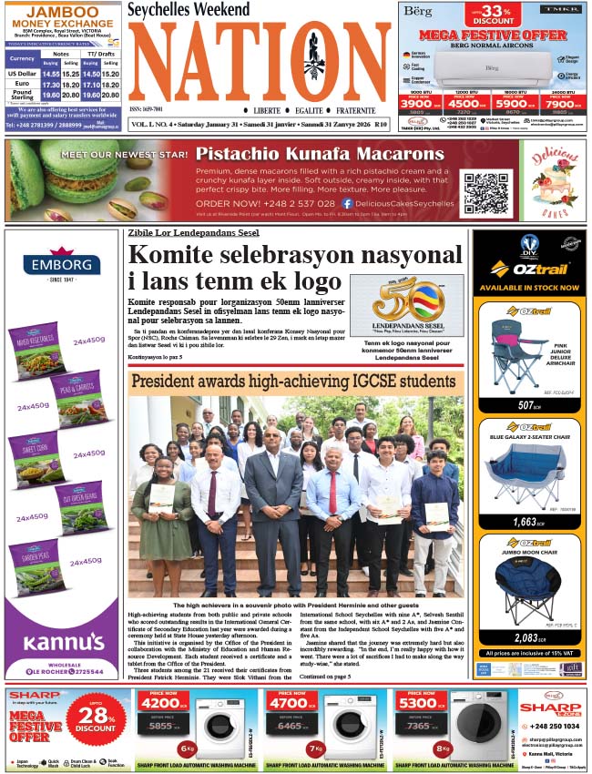 Saturday 31 January, 2026