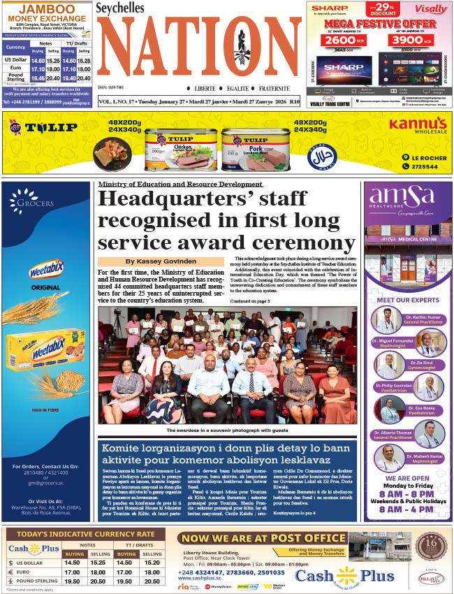 Tuesday 27 January, 2026