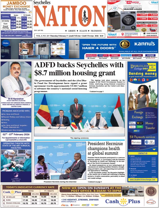 Thursday 05 February, 2026