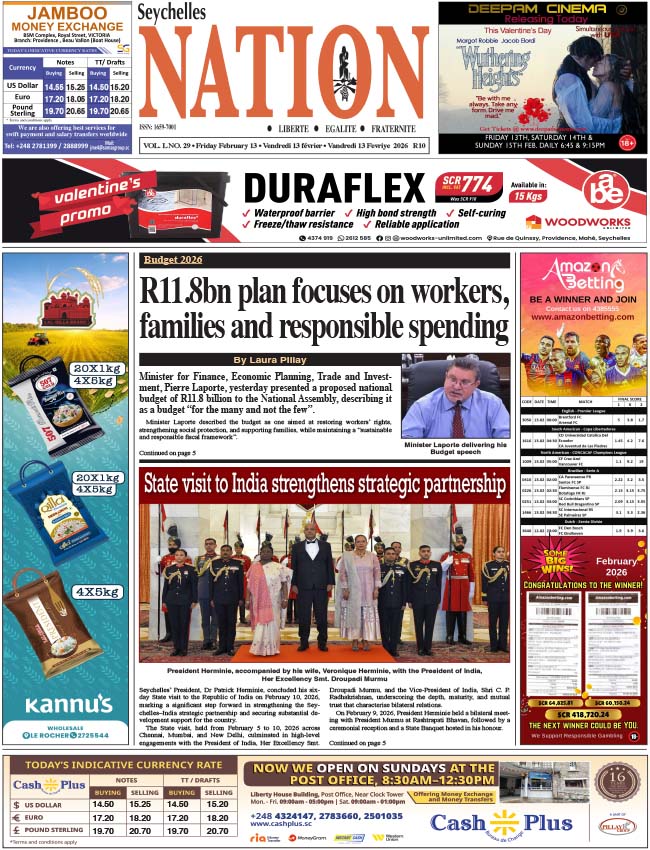 Friday 13 February, 2026