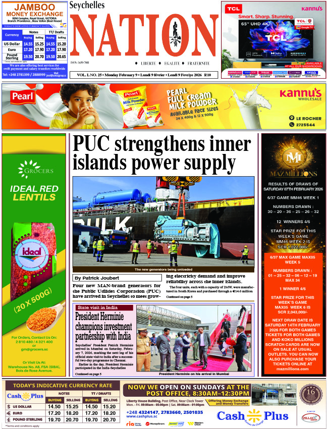 Monday 09 February, 2026