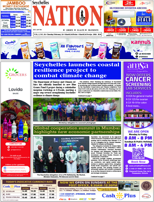 Tuesday 24 February, 2026