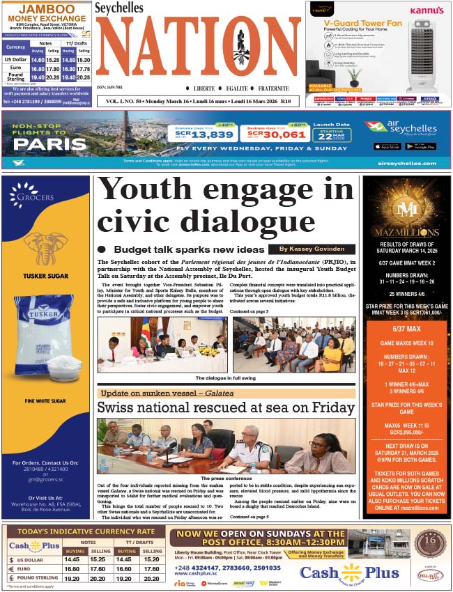 Monday 16 March, 2026