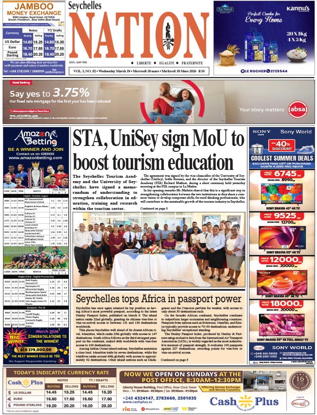 Wednesday 18 March, 2026