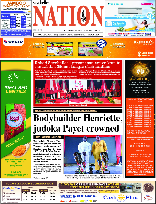 Monday 02 March, 2026