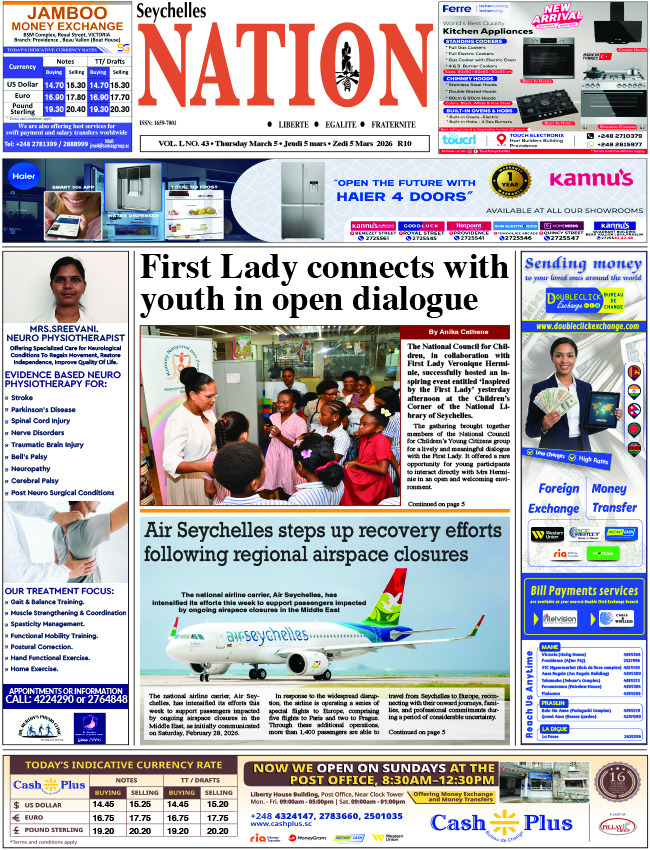 Thursday 05 March, 2026