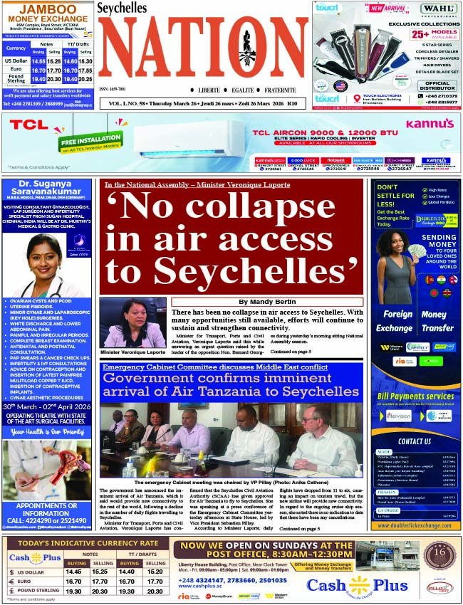 Thursday 26 March, 2026