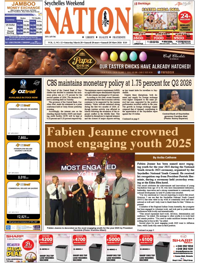 Saturday 28 March, 2026