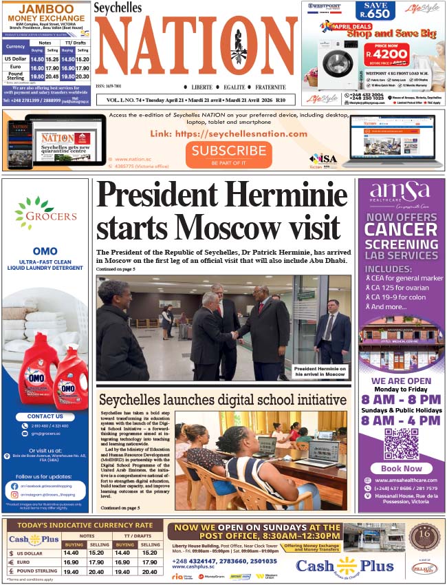 Tuesday 21 April, 2026