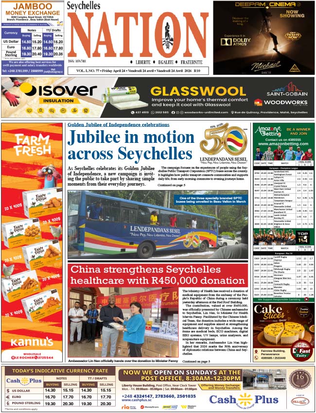 Friday 24 April, 2026