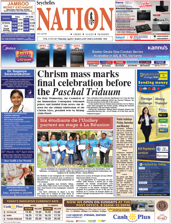 Thursday 02 April, 2026