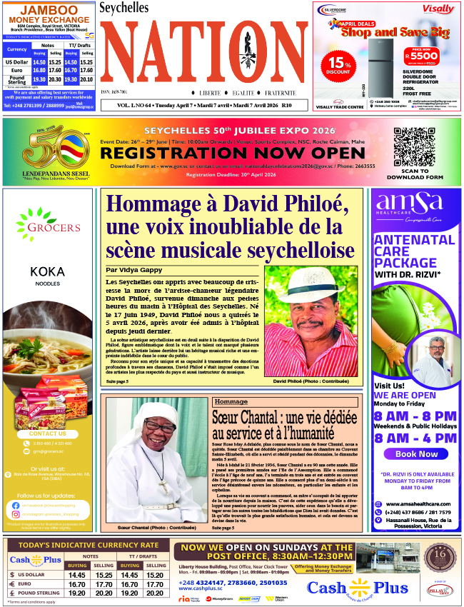 Tuesday 07 April, 2026