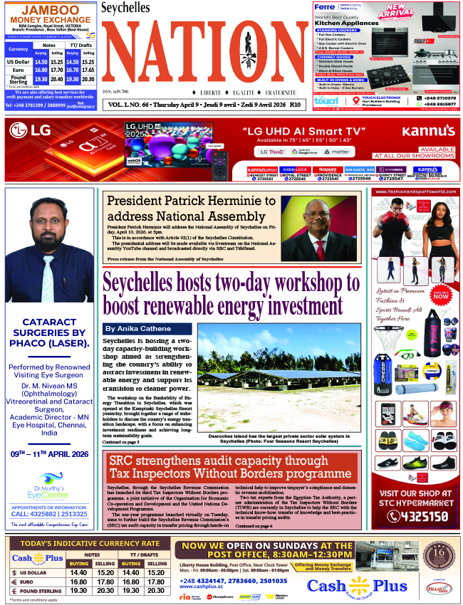 Thursday 09 April, 2026