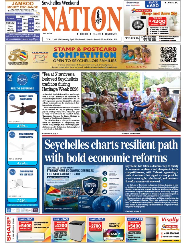 Saturday 25 April, 2026