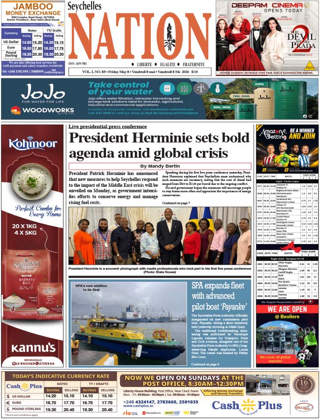 Friday 08 May, 2026