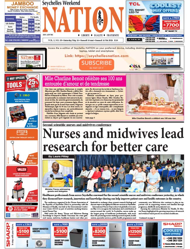 Saturday 16 May, 2026