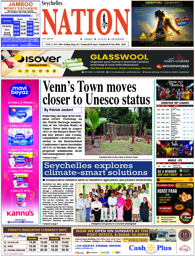Friday 29 May, 2026