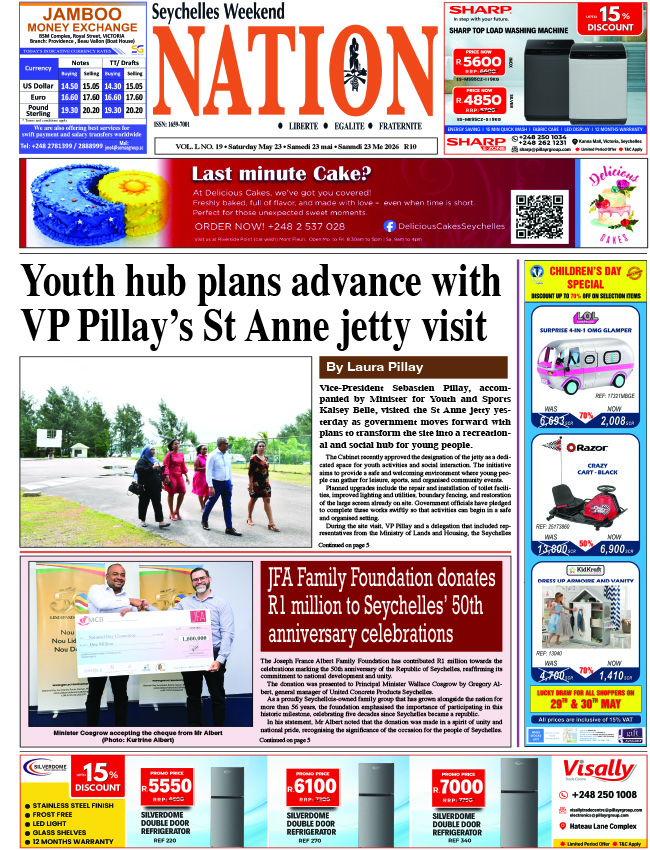Saturday 23 May, 2026
