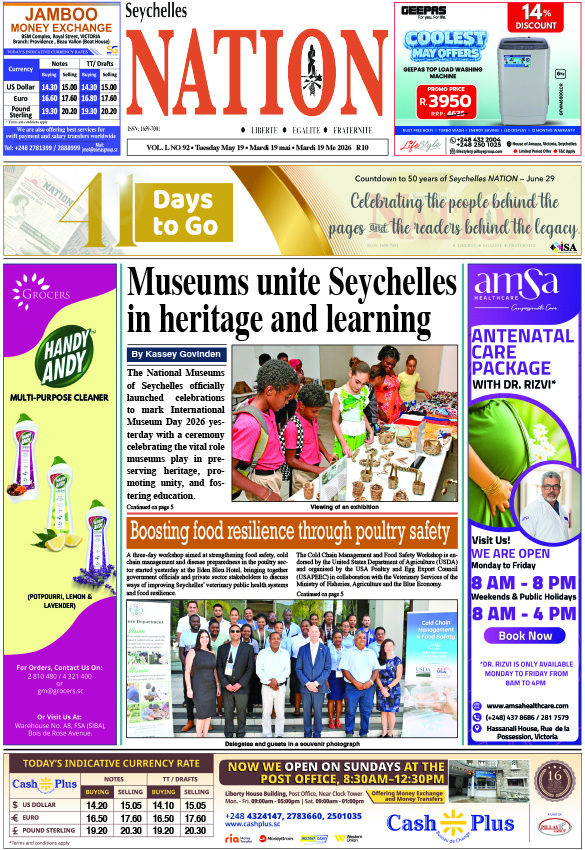 Tuesday 19 May, 2026